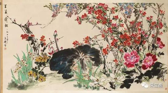 百花齐放 115cm×179cm
