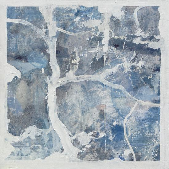 白松 2017 布面油画 70×70cm