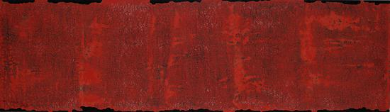 《万水千山》，68 x 234cm，材料：大漆、金属箔、麻布，2008年