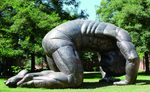 岳敏军作品《弯曲的维度》