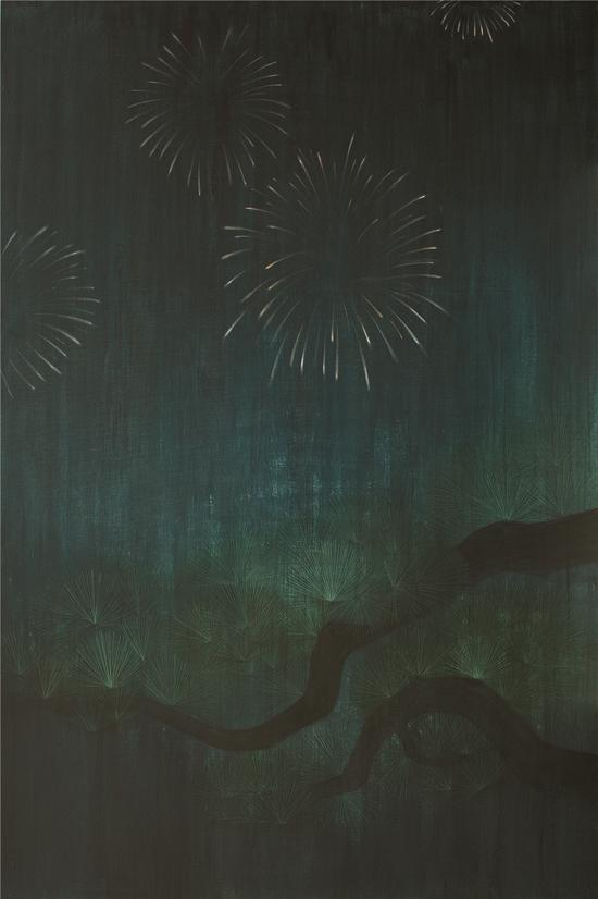 向明亮致敬 Tribute to brightness 布面丙烯 200x300cm 2015