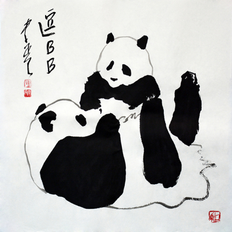 &nbsp;逗BB&nbsp;(72*72cm) 