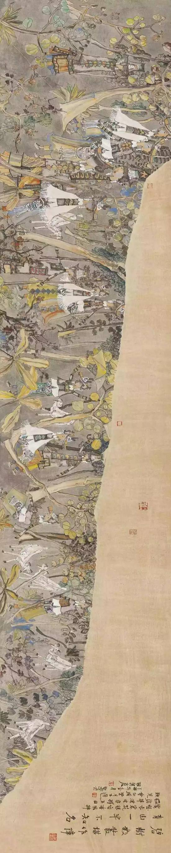 西部风系列 作品规格 48×240cm 2017