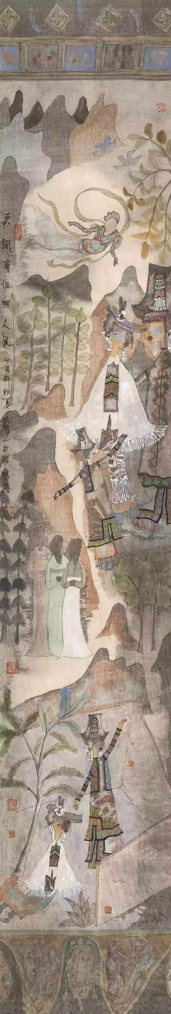 丝路情系列 作品规格 30×173cm 2017