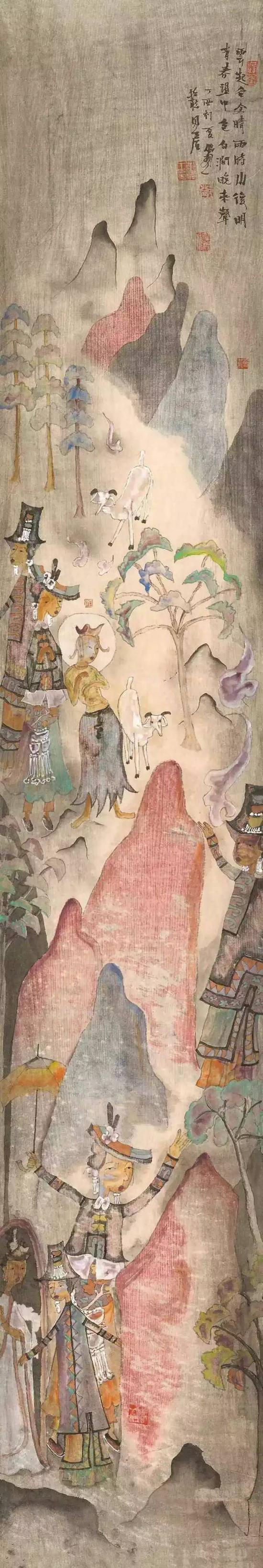 丝路情系列 作品规格 30×173cm 2017