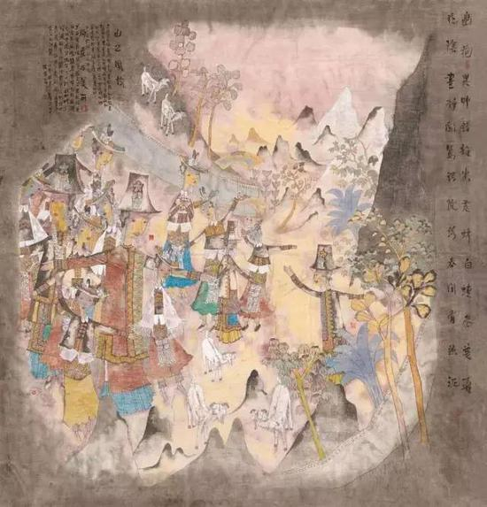 山之风韵 作品规格 169×181cm 2016