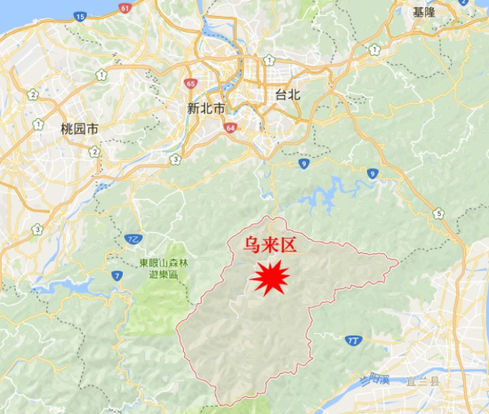 乌来的地理位置