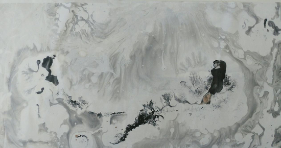 《山海经冥想·天人之界》 70*138 cm