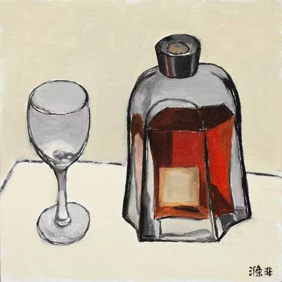 贾涤非《洋酒》 30cm×30cm