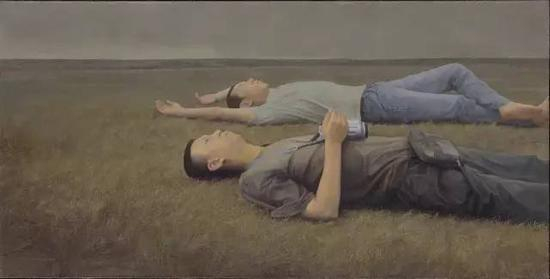 欧阳卓才《际》190cmx 90cm