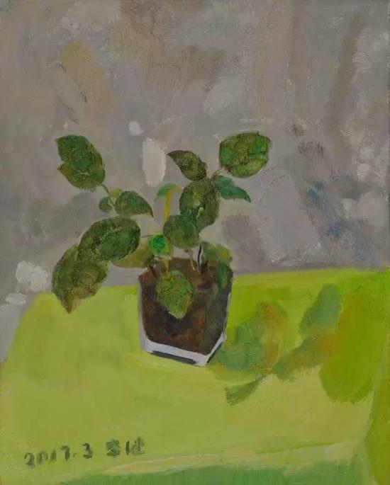 李健《花儿No.70》 40cmx50cm