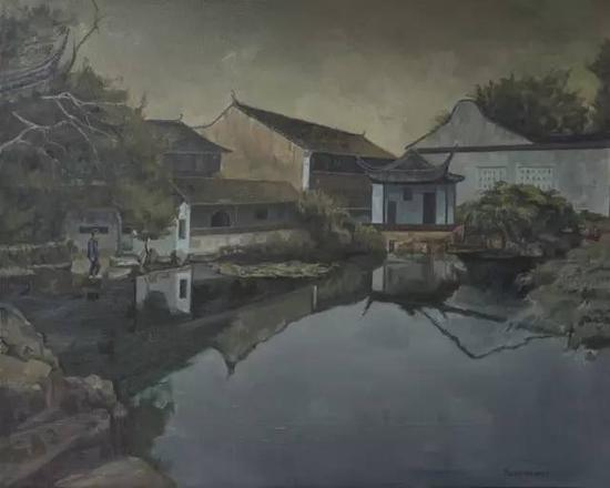 徐夏林《岁月江南。 NO2》 100cmx80cm