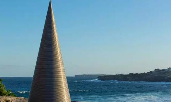 Song Jianshu， 1km Tower， Sculpture by the Sea， Cottesloe 2017。 Photo Richard Watson