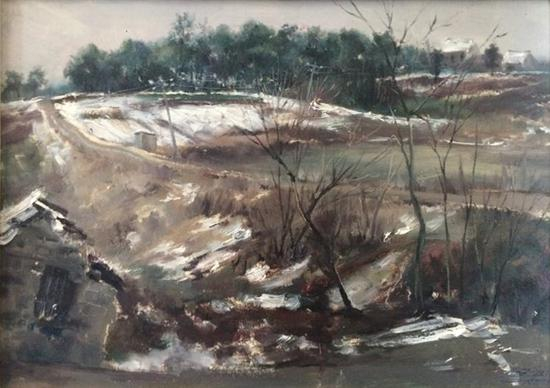 参展作品 王爱俊《融雪》