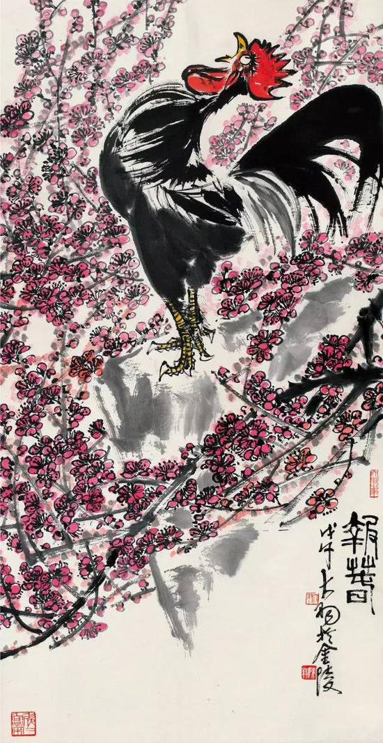8001 陈大羽（1912-2001） 报春图