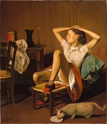 Balthus，Thérèse dreaming