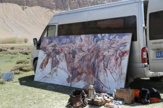 王义明写生创作