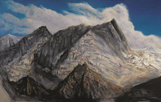 正午的阳光 2008年 综合材料 200cm×300cm