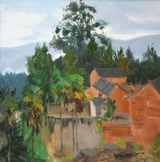 云南写生8 50×50cm 2015