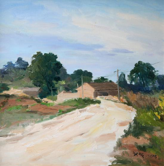 怀柔写生5 70×70cm 2015