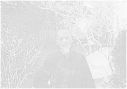 黄宾虹在杭州栖霞岭寓所花园