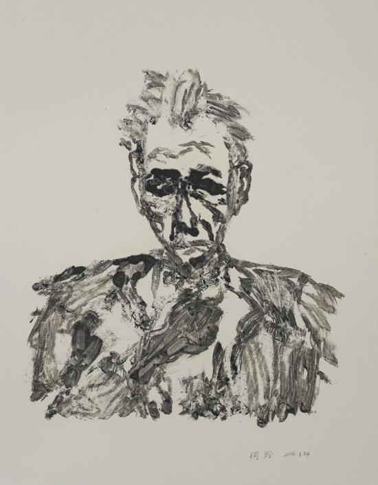弗洛伊德 2014 45x57cm