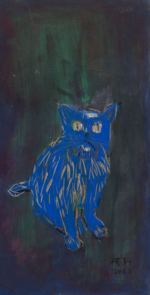 蓝猫 木板综合材料 40x80 2016