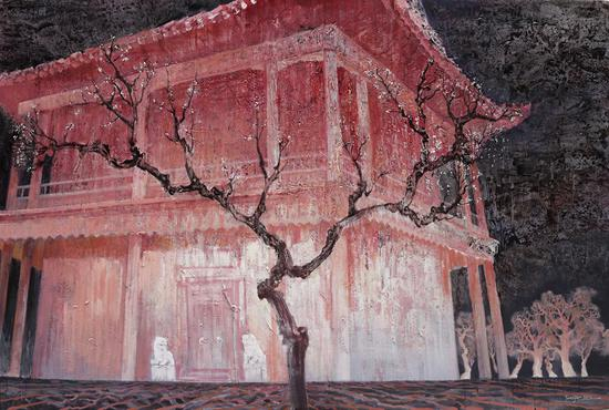 魏言 《红楼No.1》 布面油画 165x220cm 2012