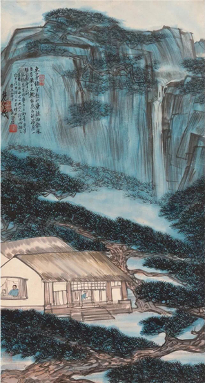 Lot358 林风眠（1900~1991） 松云山居图 起拍价RMB-350万 成交价RMB- 437万元 