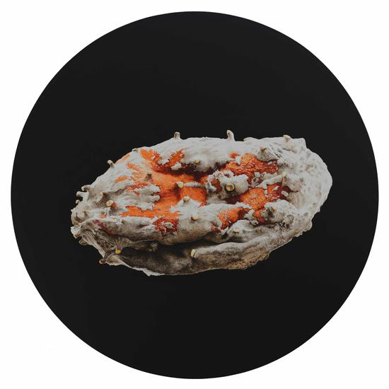 暗意识系列十，直径180cm，丙烯绘画，2014