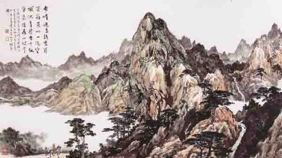 《奇峰迎马骇衰翁》 2004年