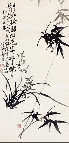 郑板桥 兰竹图