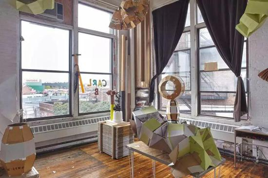 Carl Boutard，ISCP Spring 2016 Open Studios工作室展览现场  图片：Martin Parsekian