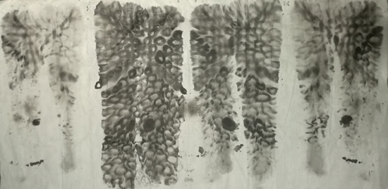 重复02 宣纸69X1138CM 2017