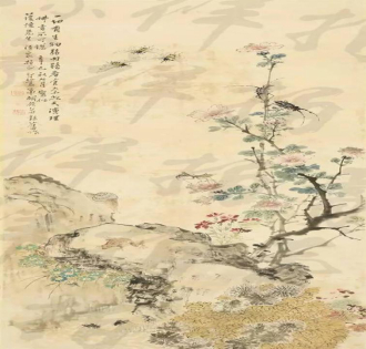 胡汀鹭（1884-1943）&nbsp; 花卉草虫图