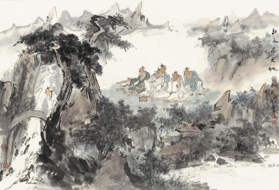 斯文在天地&nbsp; 68cmX98cm&nbsp; 2012