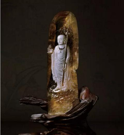 翁祝红 水晶地藏王菩萨