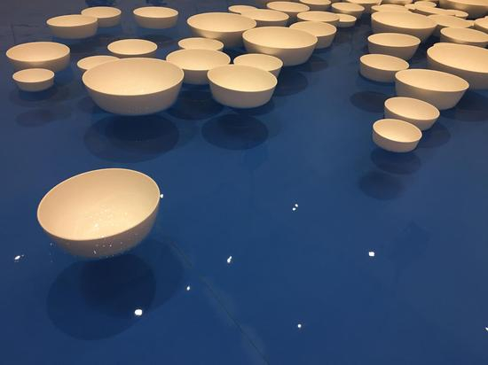 《趋势》现场定制装置 混合媒介 2017（局部）