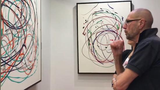 艺术家许皓 展览现场