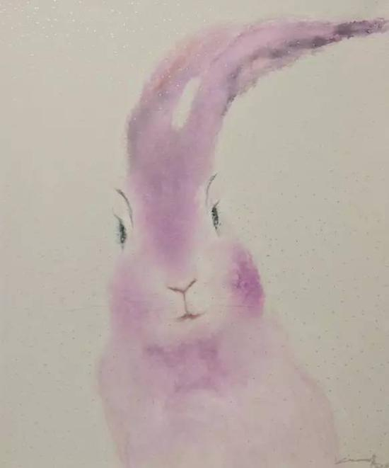 《萌》 50x60cm 布面油画 2016