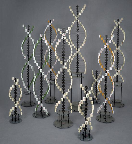 占研 幸运的配对游戏No.1 2013 麻将、螺丝、螺杆、亚克力等 尺寸可变