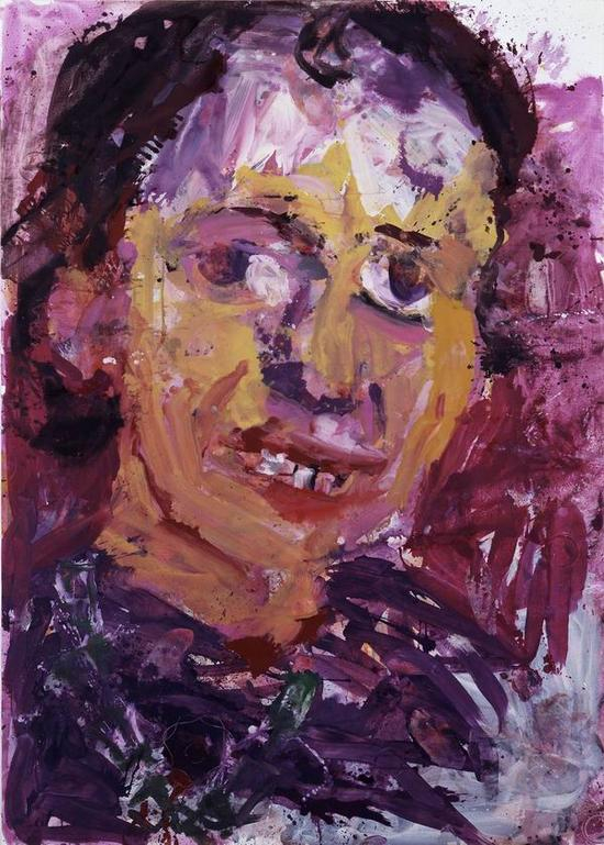 　　《母亲莉莎洛特，1930》（Mutter Lieselotte 1930 （Mother Lieselotte 1930）） 乔治·巴塞利玆（Georg Baselitz）