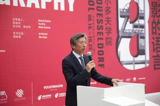 展览总策划、中央美术学院院长范迪安开幕致辞