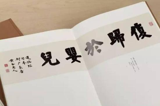 作品集内页“复归于婴儿”