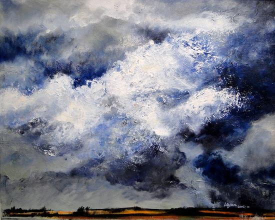 李谦谦 寂寞时光 2006年 布面油画 40x50cm
