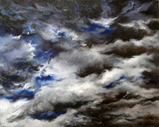 李谦谦 风云变幻 2011年 布面油画 40x50cm
