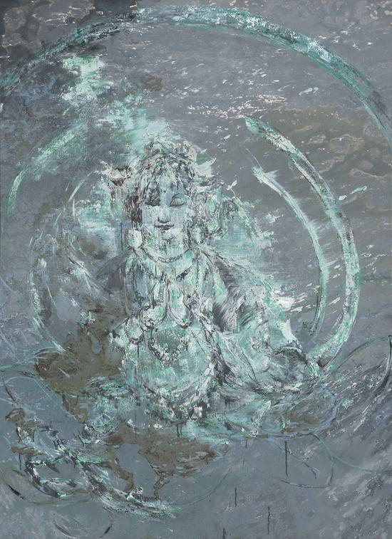 李谦谦 静观自在 2015年 130.3x180.1cm