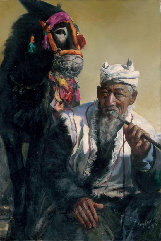 李谦谦 伙伴 2007年 60x90cm