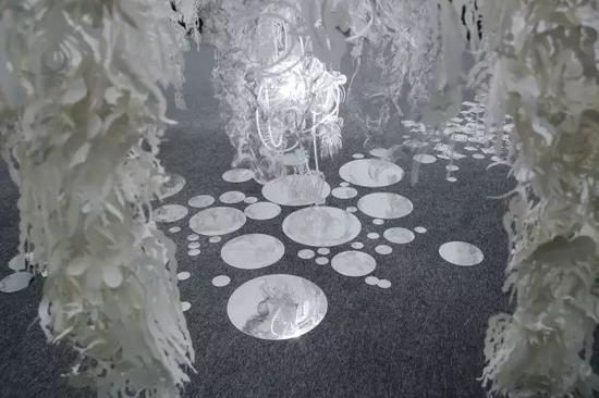 邱雨玟 水姑娘繁衍计划-川流 装置（局部）