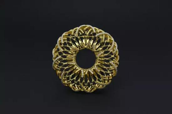 莫彼纳 绽放 18k金 钻石